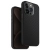 Etui UNIQ Keva do iPhone 15 Pro Max 6.7 – Pancerny Kevlar (Aramid), MagSafe, czarny
